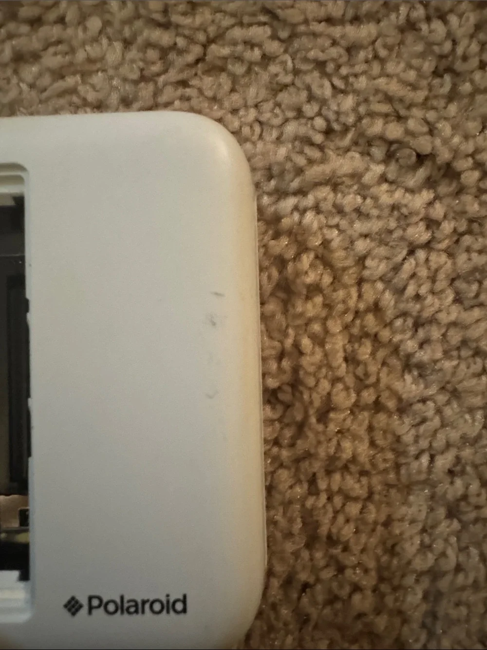 Polaroid Snap Instant Camera in White with Rainbow Accent